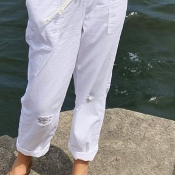 Aerie white linen pants - Picture 4 of 4